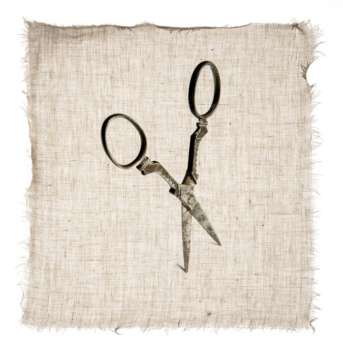 Scissors on Linen
