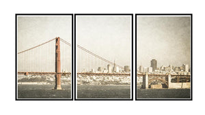 Golden Gate Bridge - Triptych